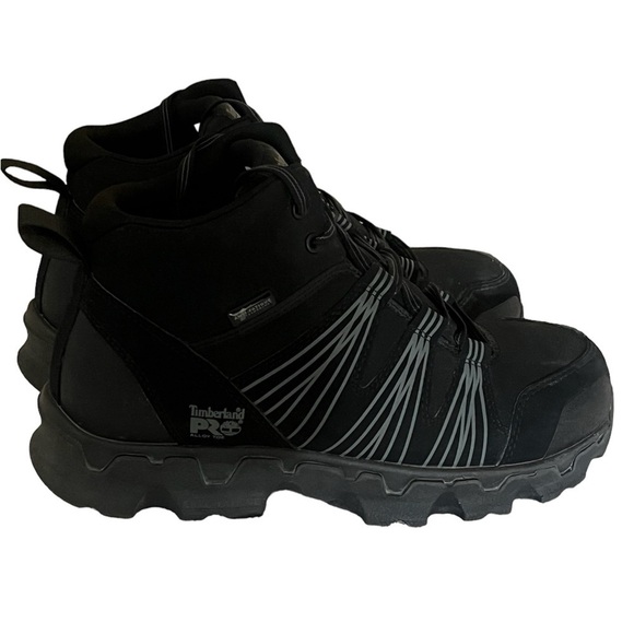 Timberland Pro High Top Safety Steel Toe Shoes Sz 7 1/2 - Picture 1 of 13